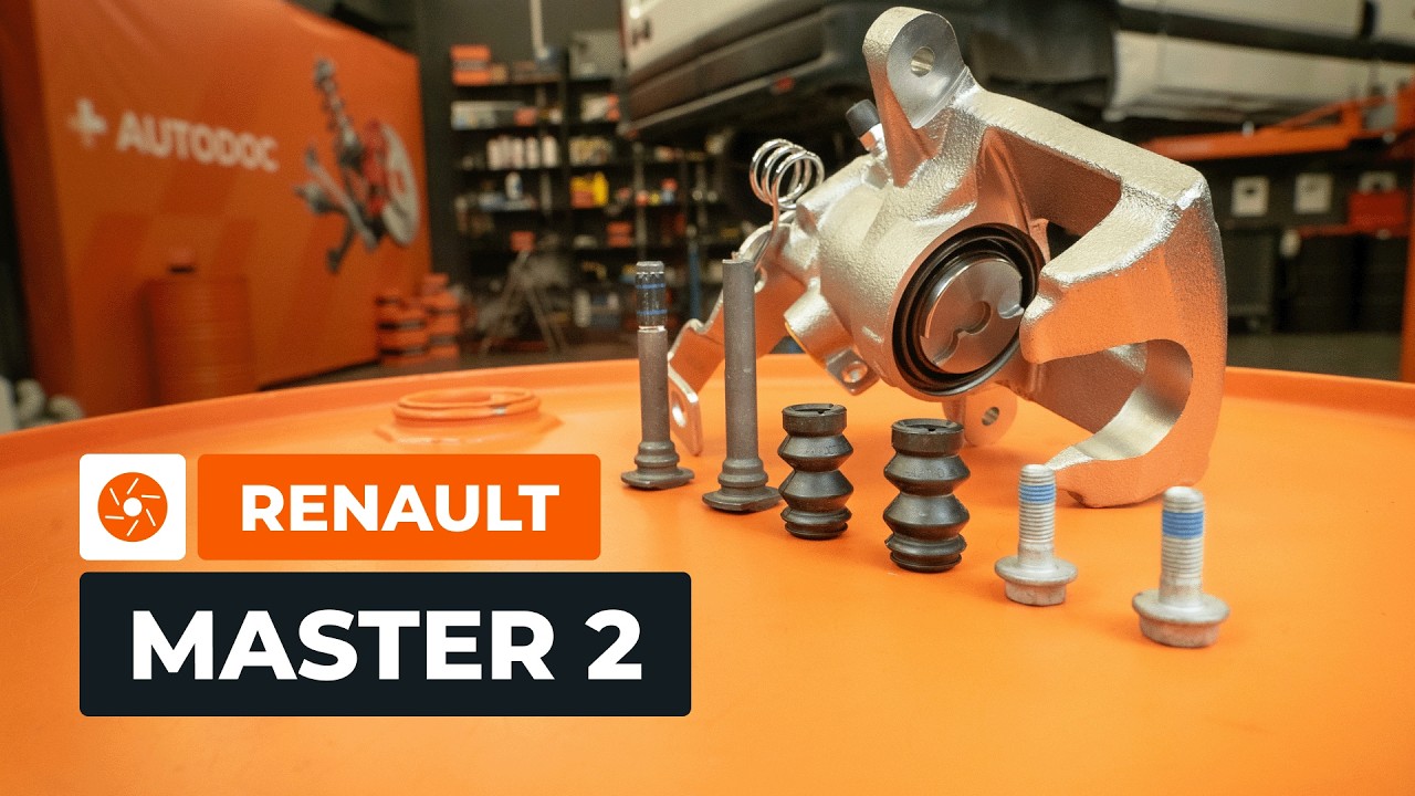 Anleitung: Renault Master 2 Kasten Bremssattel hinten wechseln
