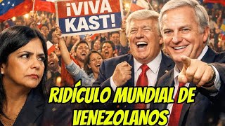 VENEZOLANOS NO PARAN DE HUMILLARSE MIENTRAS KAST LES PREPARA LAS MALETAS