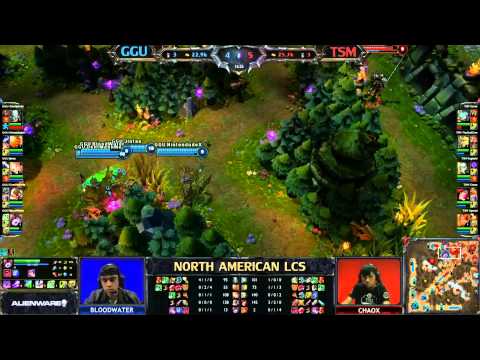 League of Legends LCS NA 2013 Week 4 TSM vs GGU