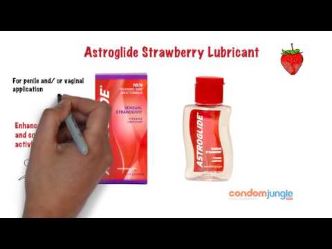 Astroglide Strawberry Personal Lubricant - Condom Jungle