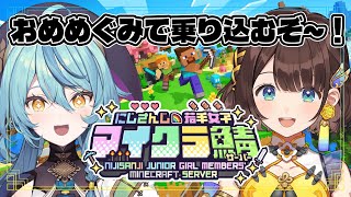 【Minecraft】#おめめぐみ で乗り込むぞ～！！【にじさんじ/珠乃井ナナ】