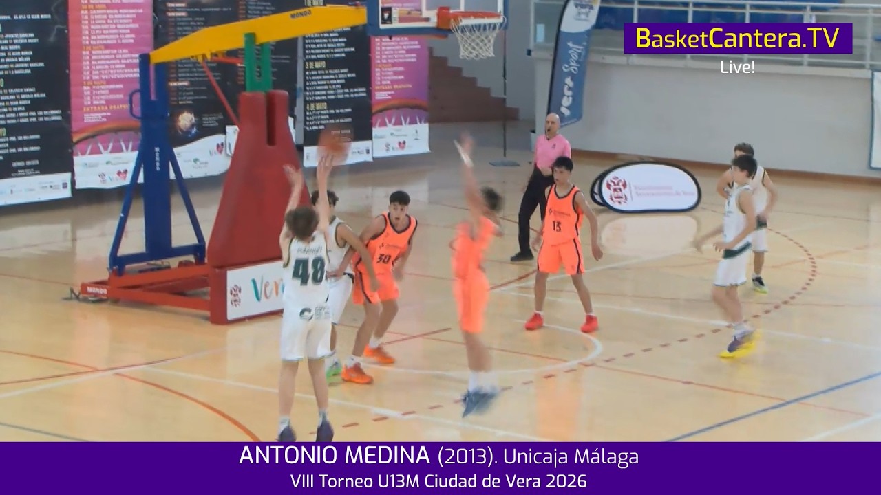 ANTONIO MEDINA (2013) Unicaja Málaga.- Torneo Internacional U13M Ciudad de Vera 2026