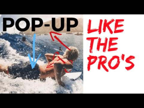 How World Champion Surfers Pop Up (Slow Motion)