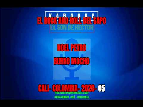 EL ROCK AND ROLL DEL SAPO NOEL PETRO  KARAOKE DEMO  2022  155 EXCLUSIVO DEL SON. PISTA NUEVA.