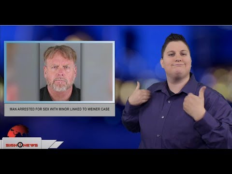 Man arrested for sex with minor linked to Weiner case (ASL - 6.23.18)