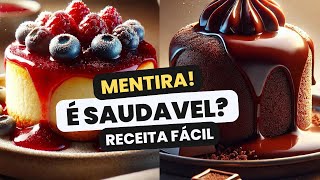2 DOCES FÁCEIS E SAUDÁVEIS para fazer em 5 minutos