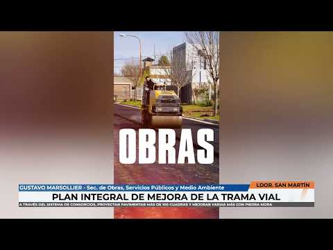 Libertador San Martin - Gustavo Marsollier Pavimentacion y avance nuevo edificio juzgado