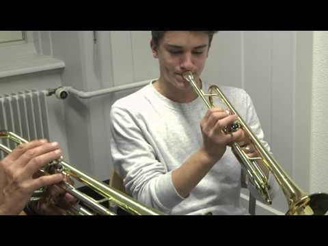 Impressionen aus dem Musikunterricht für Trompete