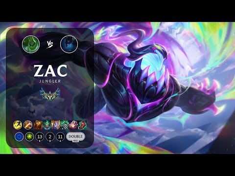 Zac Jungle vs Nocturne - EUW Challenger Patch 14.4