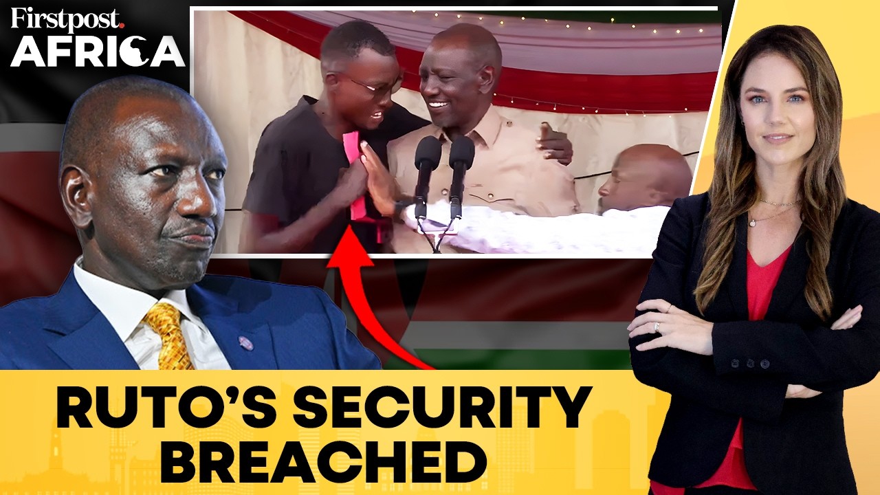 Kenya: Ruto Security Team Faces Shake-Up After President Was Grabbed on Camera | Firstpost Africa