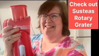 Trying out the Amazing Susteas Rotary Cheese Grater! 