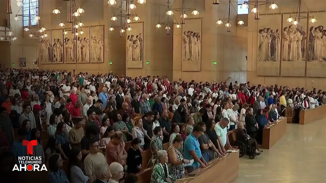 Así celebraron el inicio de la Semana Santa los fieles católicos en Los Ángeles