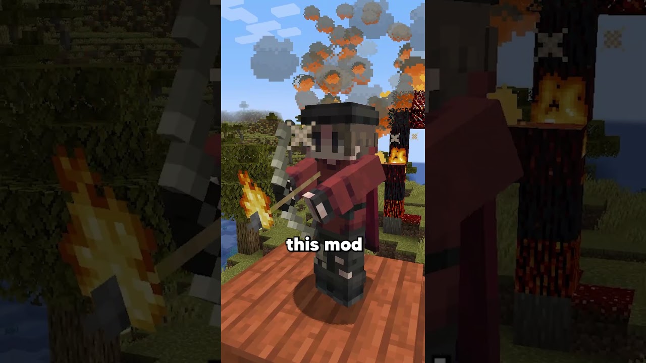 This Minecraft Mod adds Insane Forest Fires