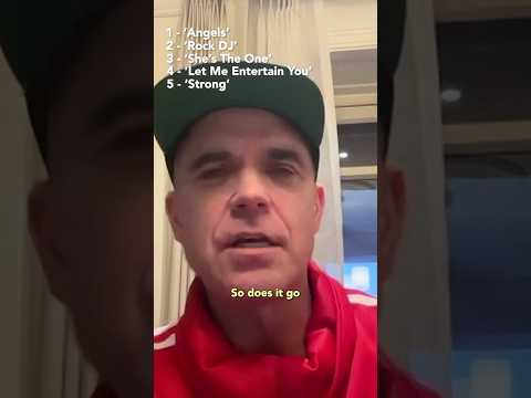 “I Didn’t Even Write That One” Robbie Williams ranks his BIGGEST songs | Capital