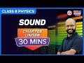 Sound Full Chapter Revision Under 30 Mins Class 8 Science