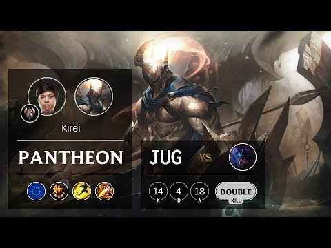 Pantheon Jungle vs Rek'Sai - EUW Challenger Patch 9.22