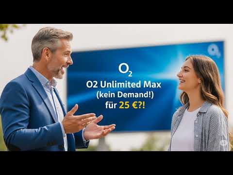 Unlimited Internet am günstigsten zum sofort Zugreifen: o2 Unlimited Max für dauerhafte 24,99€ !