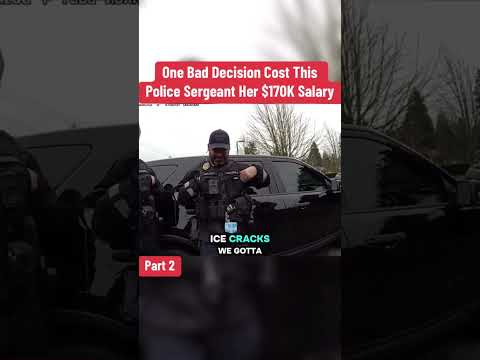 One Bad Decision Cost This Police Sergeant Her $170K Salary Part 2 😱#cops #contentcreator #cops