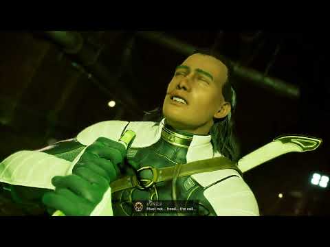 Hunter explodes after piercing Venom with a sword Cutscene Marvel's Midnight Suns