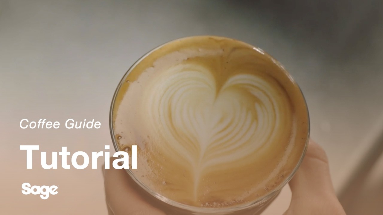 How to create latte art: the heart