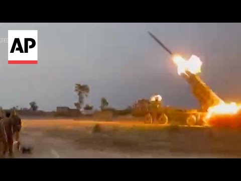 Pakistan's military releases video it says shows missiles 'engaging Indian targets'