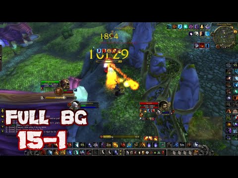 15-1 Full BG Fire Mage (Top DMG) WotLK Solo PvP - Rakzo