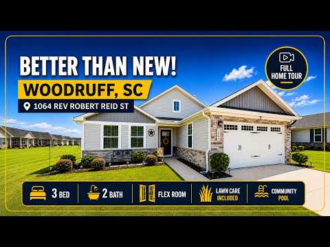 Better Than New in Woodruff SC | 1064 Rev Robert Reid St Home Tour