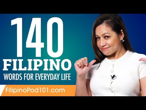 140 Filipino Words for Everyday Life - Basic Vocabulary #7