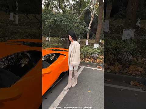 This Girl Tried Driving a Lamborghini and Instantly Got Confused 😂