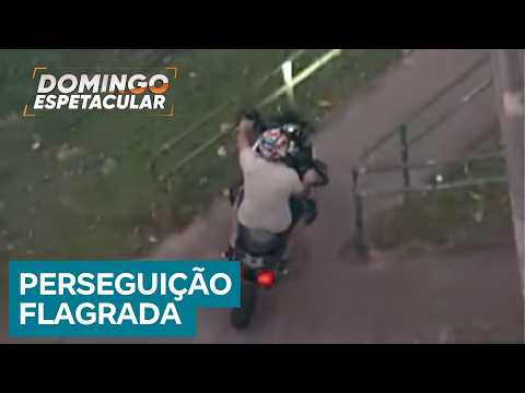 Você viu? Helicóptero da RECORD flagra perseguição policial na zona leste de São Paulo
