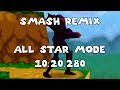 Old Record Smash Remix V1 0 1 Dark Samus All Star Mode Speedrun 10 20 280 N64 Capture