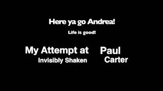 Rodney Adkins Invisibly Shaken by Paul Carter