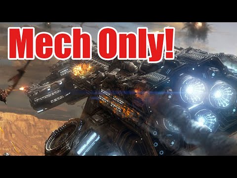 Mech Only Starcraft 2 WoL Campaign. Losing Medic Marines sucks!
