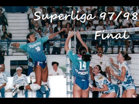 Superliga 1997/1998 - Leites Nestlé x Rexona (Grande Final - Jogo 4) - Vôlei Feminino