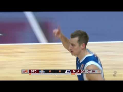 Trey Drechsel throws down a fierce two-handed SLAM! (Studentski centar - Mladost MaxBet, 26.4.2021)