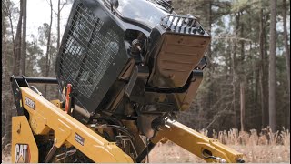 Cat® D3 Skid Steer and Compact Track Loaders One Piece Sealed Cab