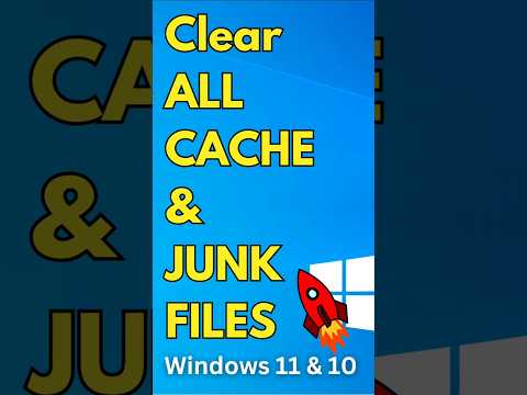 Delete ALL CACHE & JUNK files from Windows 11/10