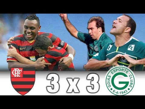 Flamengo 3 x 3 Goias * Brasileiro 2008 * Melhores Momentos