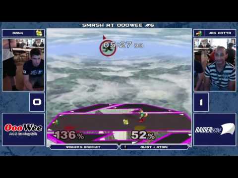 Smash At OooWee 6 Melee Singles - Dank (Fox) vs Jonathan Cotto (Falco) - Loser's Bracket