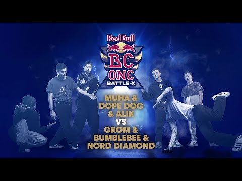 Muha & Dope Dog & Alik vs Grom & Bumblebee & Nord Diamond | Red Bull BC One Battle-X Russia 2020