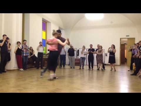 Sara Westin & Juan Pablo Canavire tango class @Nevskaya milonga 2017