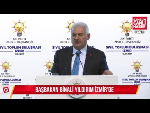 Basbakan Binali Yildirim Izmir'de