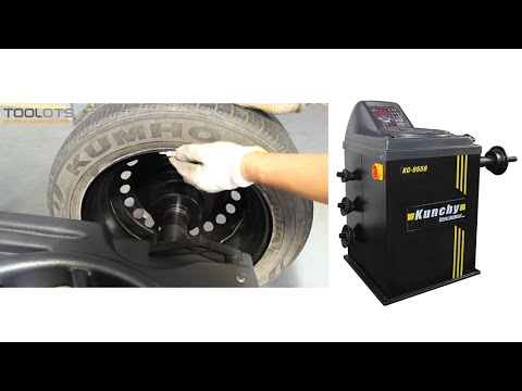 KC-9558 Car Computer Wheel Balancer 36 mm Shaft 24 Inch Max. Rim Diameter Operation | Toolots