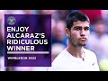 Carlos Alcaraz Keeps Match Alive with Incredible Shot | Wimbledon 2022