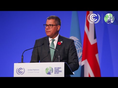 COP26 President Alok Sharma's Opening Speech at the UN Climate Change Conference
