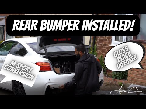 BMW 4 SERIES REAR BUMPER MSPORT CONVERSION | PART 4