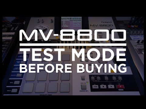 Buying a second hand Roland MV 8800 - DO THIS TEST!
