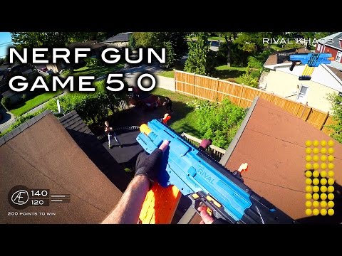 Nerf meets Call of Duty: Gun Game 5.0 | First Person in 4K!