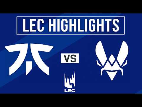FNC vs VIT Highlights ALL GAMES | LEC 2026 Playoffs | Fnatic vs Team Vitality
