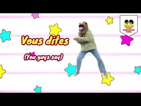 Le verbe dire au présent de l'indicatif (Dance) - Song -The French verb '' To say ' -